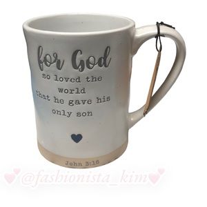 For God so loved the world mug new with tags